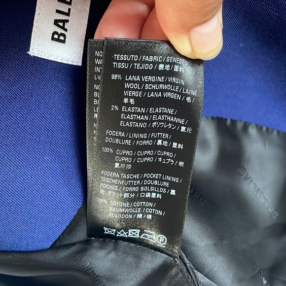 ⛔️SOLD⛔️  Balenciaga Double Breasted Blazer Size 38FR - Picture 11 of 13